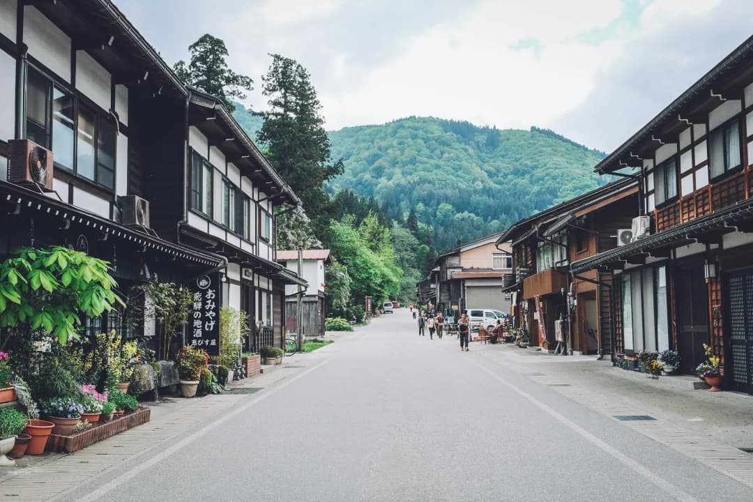 UNESCO World Heritage Site, Shirakawa-go in Gifu